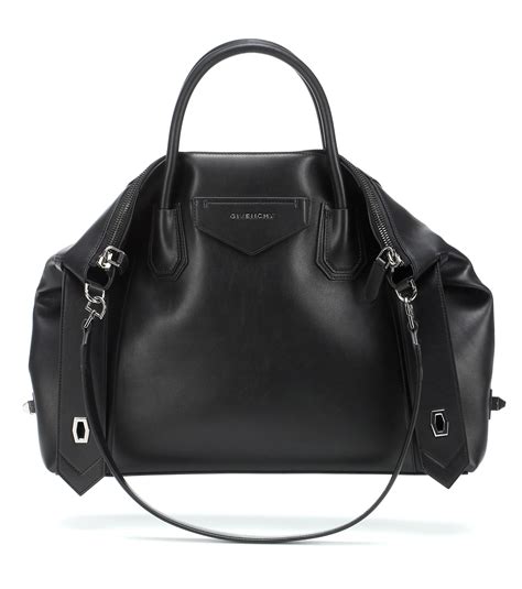 givenchy antigona medium leather shopping tote black|givenchy antigona small price.